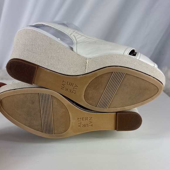 Naturalizer Zander Leather Wedge Platform Sandals - Picture 8 of 10